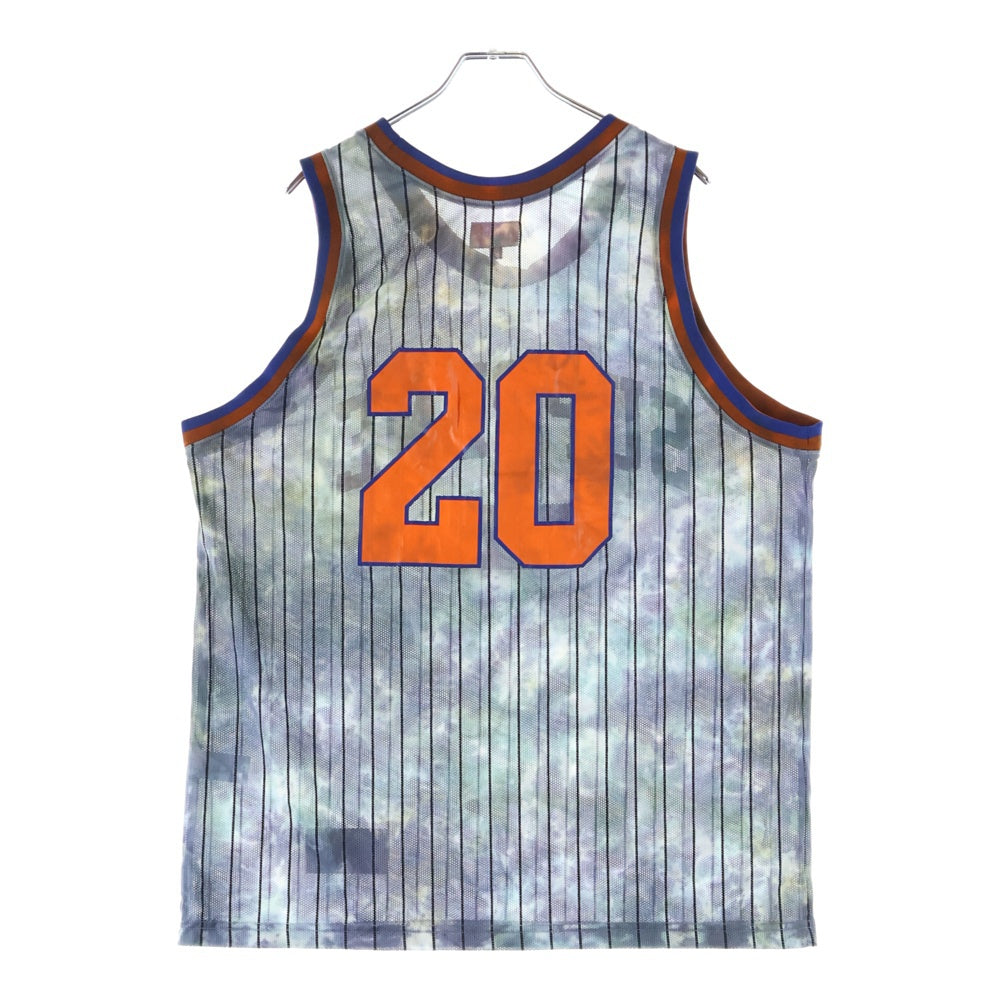 SUPREME(シュプリーム) 20AW Dyed Basketball Jersey オーバーダイ バスケットボールジャージータンクトップ グレー