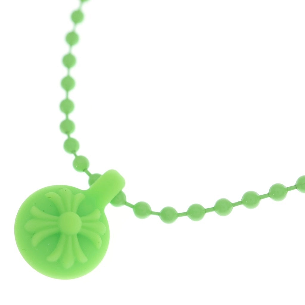CHROME HEARTS(クロムハーツ) RUBBER CH CRS BALL #2 クロスボール ラバーネックレス シリコン グリーン