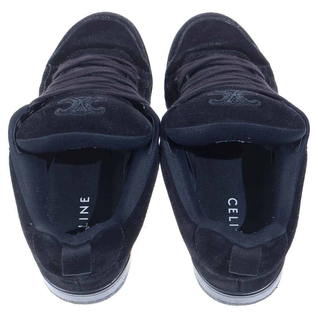 CELINE(セリーヌ) トリオンフ ハンティントン スエード レースアップローカットスニーカー ブラック 361014976C.38NO