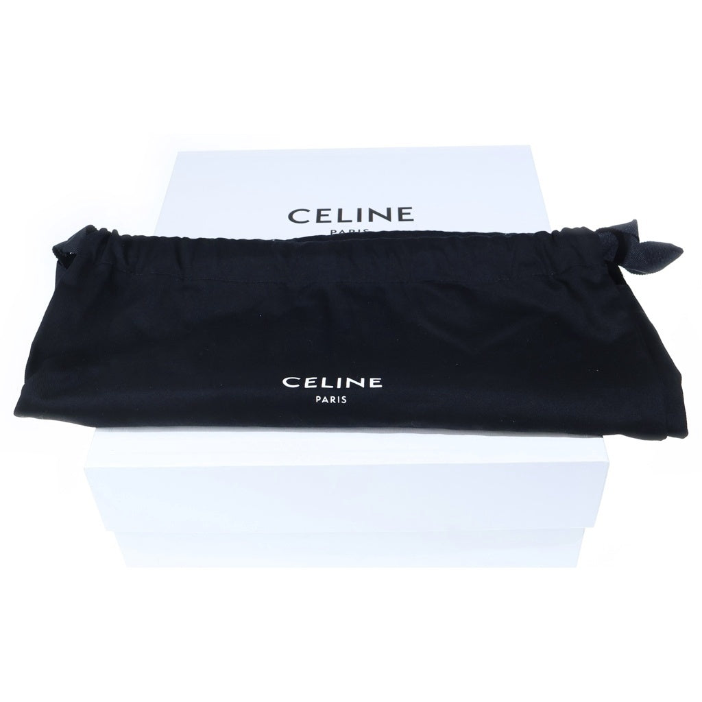 CELINE(セリーヌ) トリオンフ ハンティントン スエード レースアップローカットスニーカー ブラック 361014976C.38NO