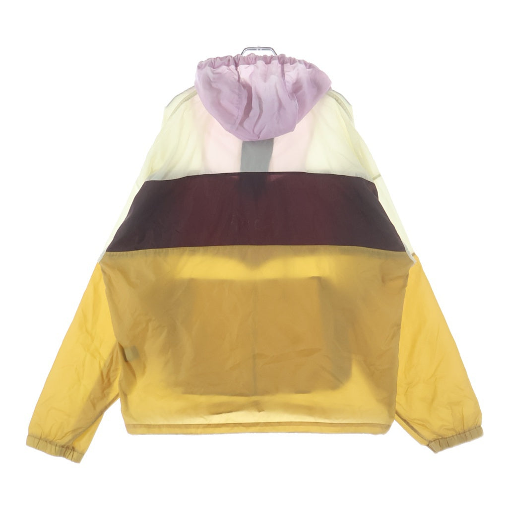 ISABEL MARANT ETOILE(イザベル マラン エトワール) Block Shell Anorak Parka ブロックシェル ナイロン アノラックパーカー ベージュ/パープル レディース