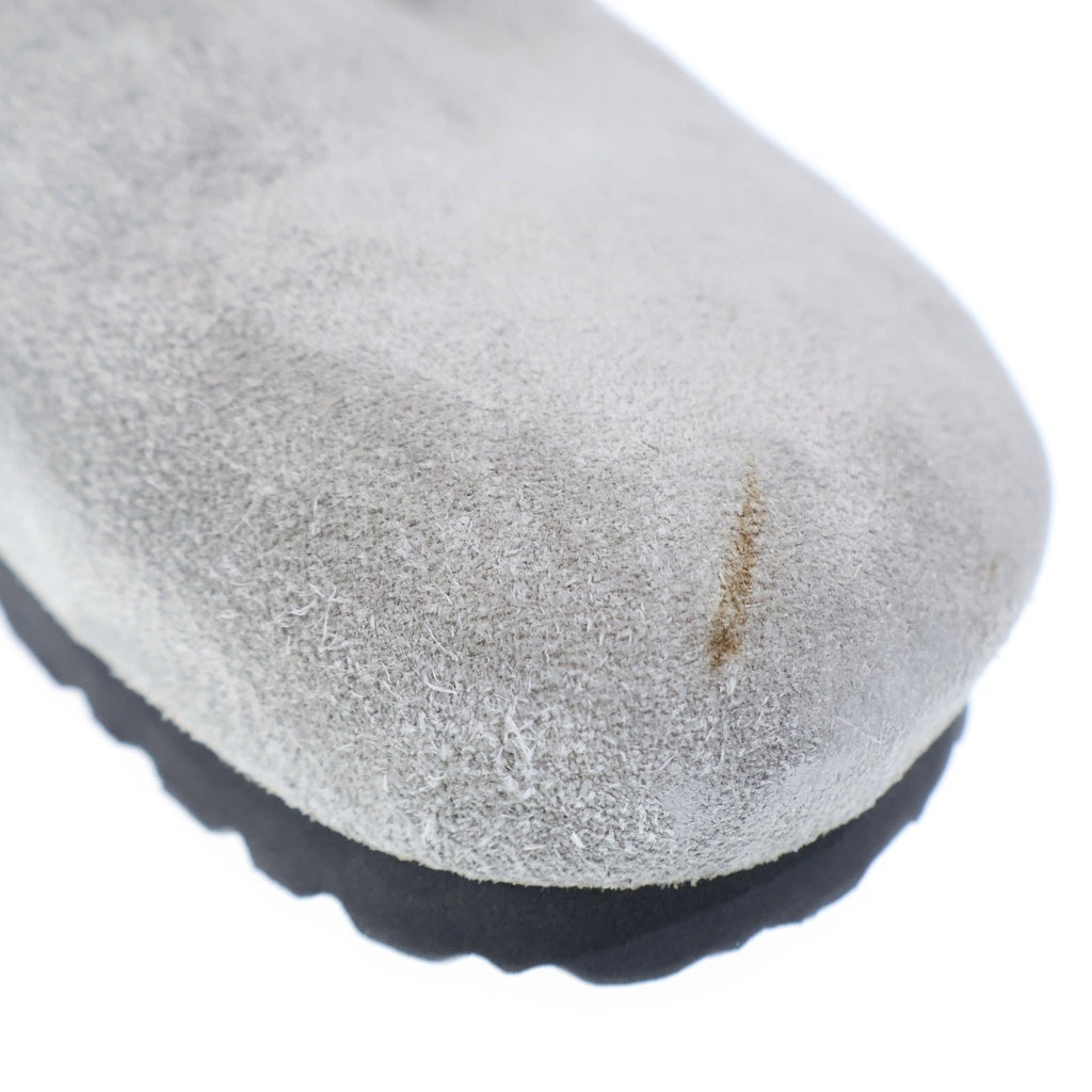 BIRKENSTOCK(ビルケンシュトック) BOSTON SHEARLING SUEDE ボストン ムートン サンダル グレー レディース