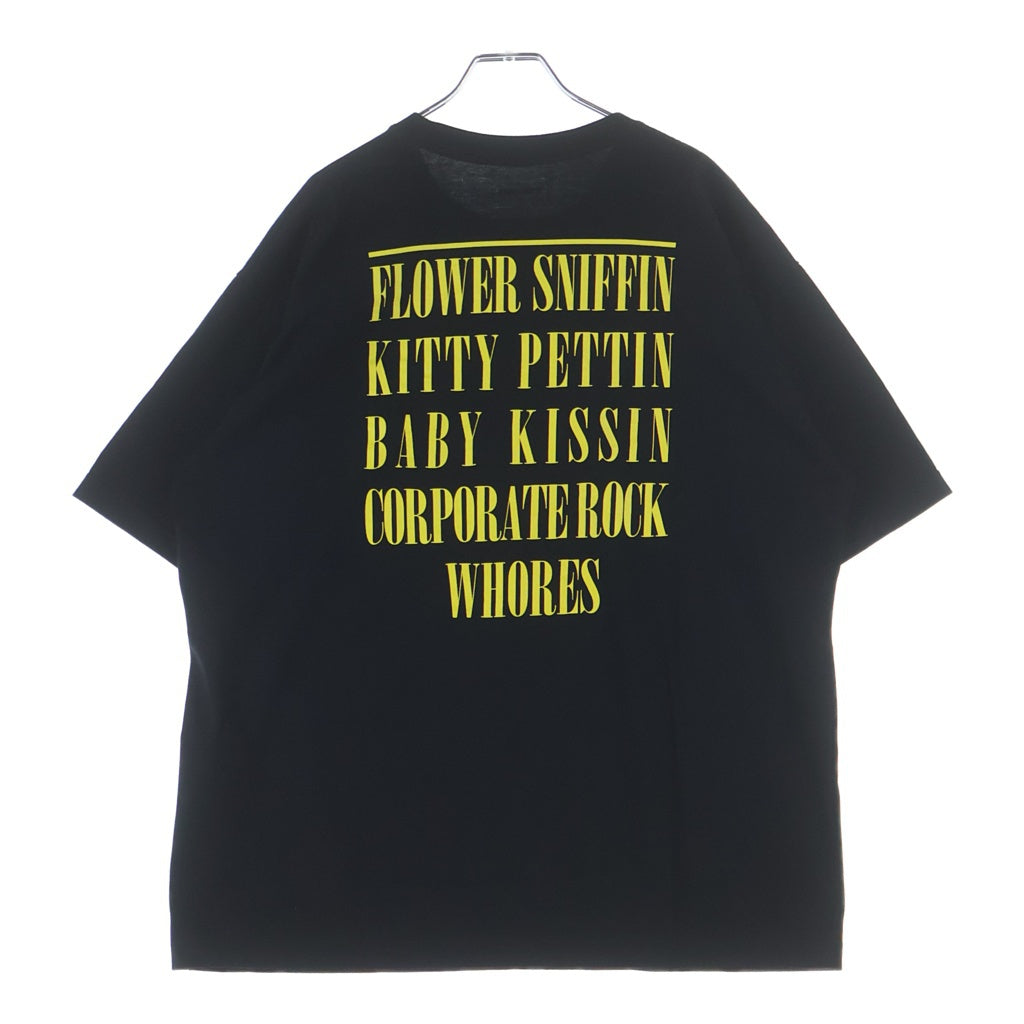 NEIGHBORHOOD(ネイバーフッド) ×NIRVANA SMILE TEE ニルバーナ スマイル クルーネック半袖Tシャツカットソー ブラック