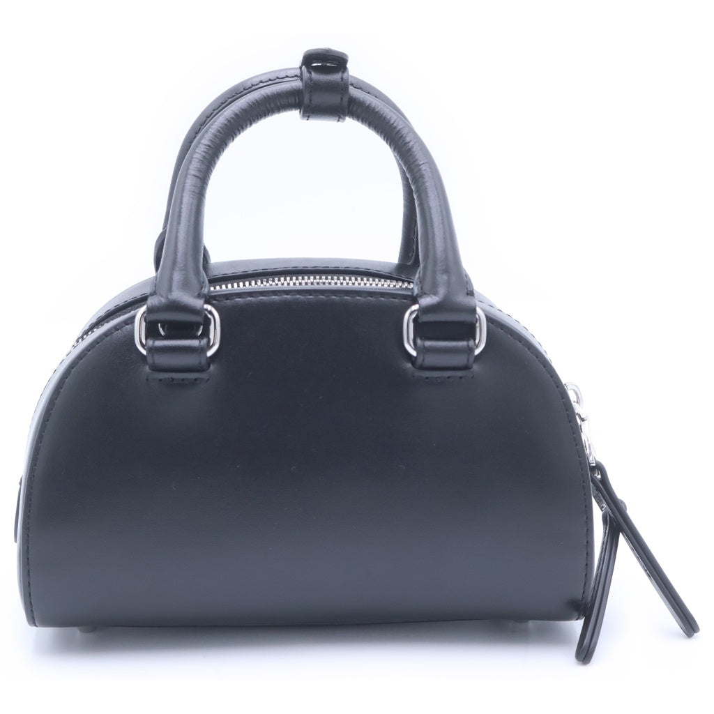 DIESEL(ディーゼル) 1DR DOME BAG Dロゴ 2WAY ハンドバッグ ショルダーバッグ ブラック X10369 レディース