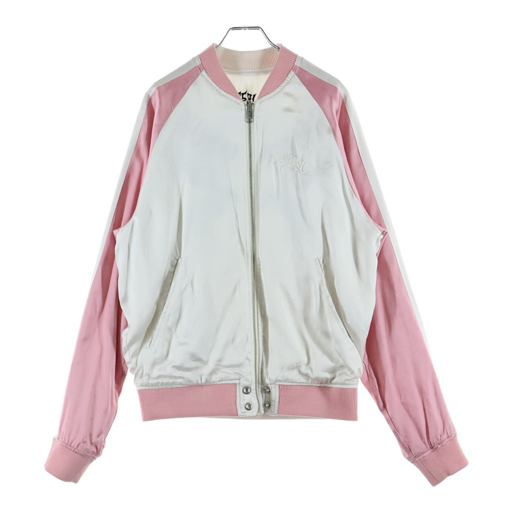 DIESEL(ディーゼル) J-IVORY リバーシブル サテンボンバージャケット ホワイト