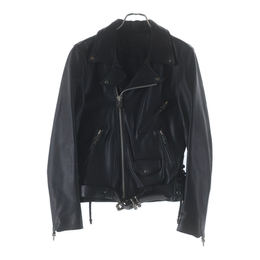 クロムハーツ  JJ DEAN JJディーン ダガージップライダース レザージャケット メンズ S CHROME HEARTS(クロムハーツ) JJ DEAN JJディーン ダガージップ