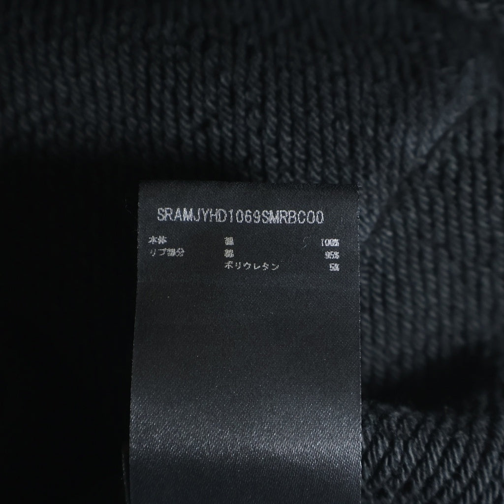 AMIRI(アミリ) Theatre Masks Hoodie バックプリント プルオーバーパーカー ブラック SRAJYHD1069