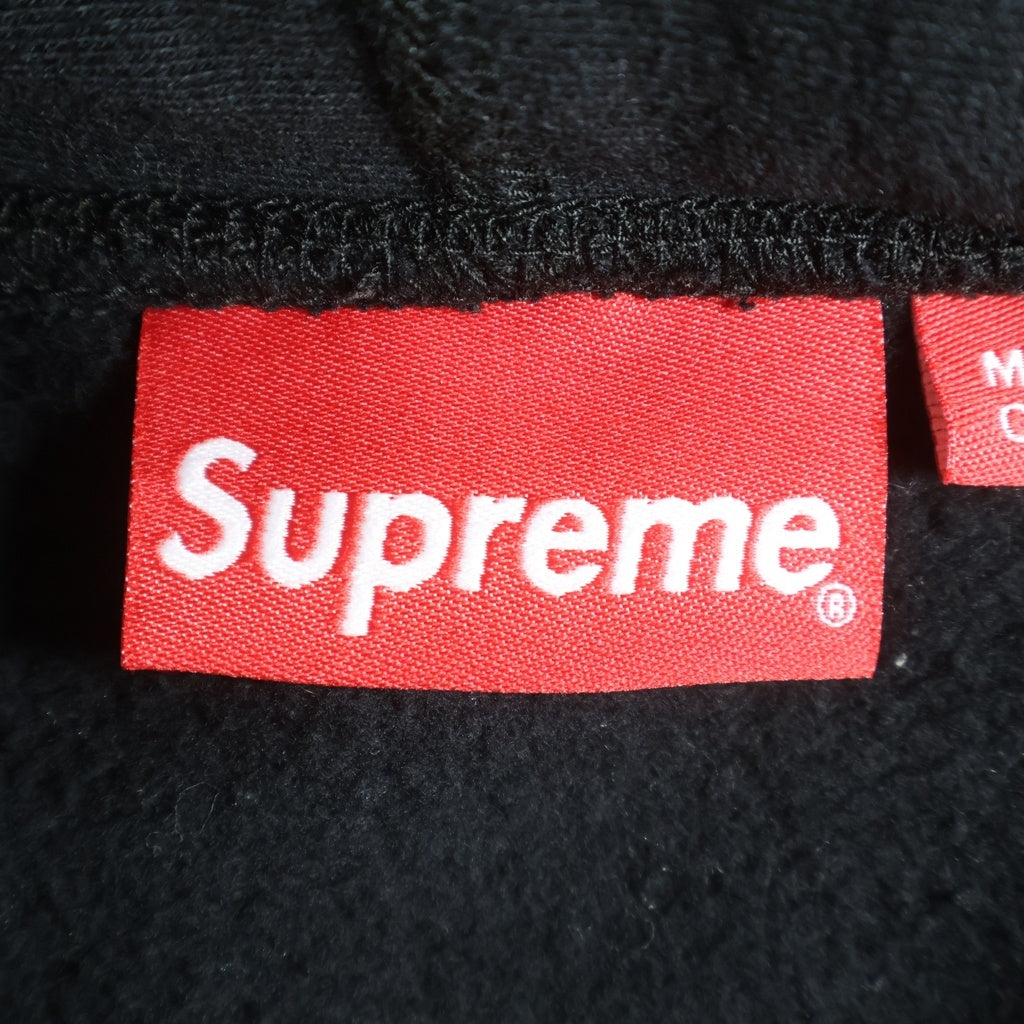 SUPREME(シュプリーム) Cross Box Logo Hooded Sweatshirt クロスボックスロゴ プルオーバーパーカー ブラック