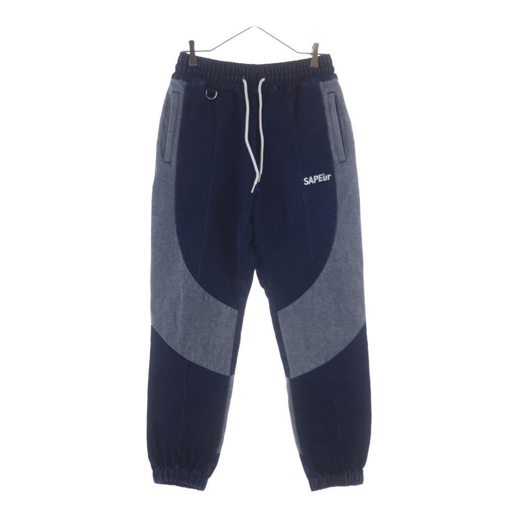 SAPEur(サプール) DENIM TRACK PANTS デニムトラックパンツ インディゴ