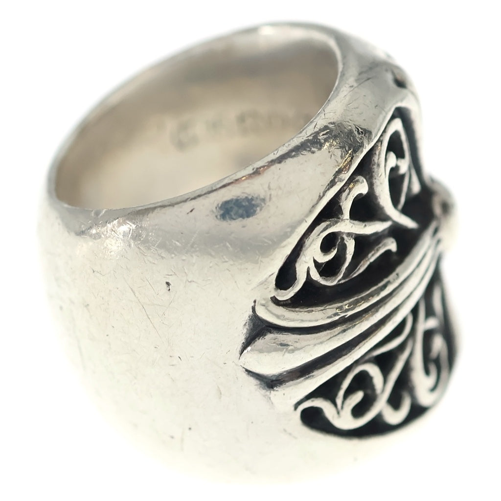 CHROME HEARTS(クロムハーツ) CLASSIC OVAL クラシックオーバルクロス リング シルバー BCA340