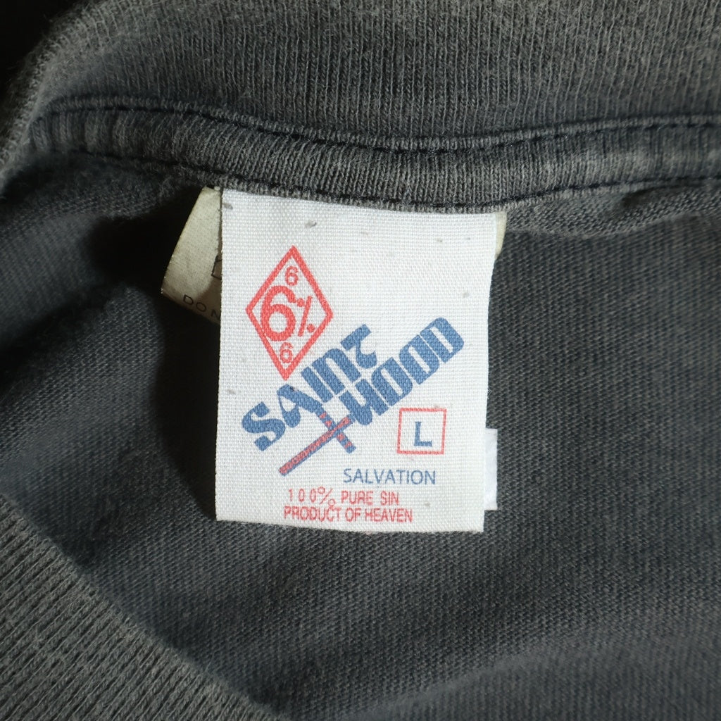 SAINT MICHAEL(セントマイケル) 23SS ×NEIGHBORHOOD ネイバーフッド 両面プリント クルーネック半袖Tシャツカットソー グレー SM-S23-0000-114