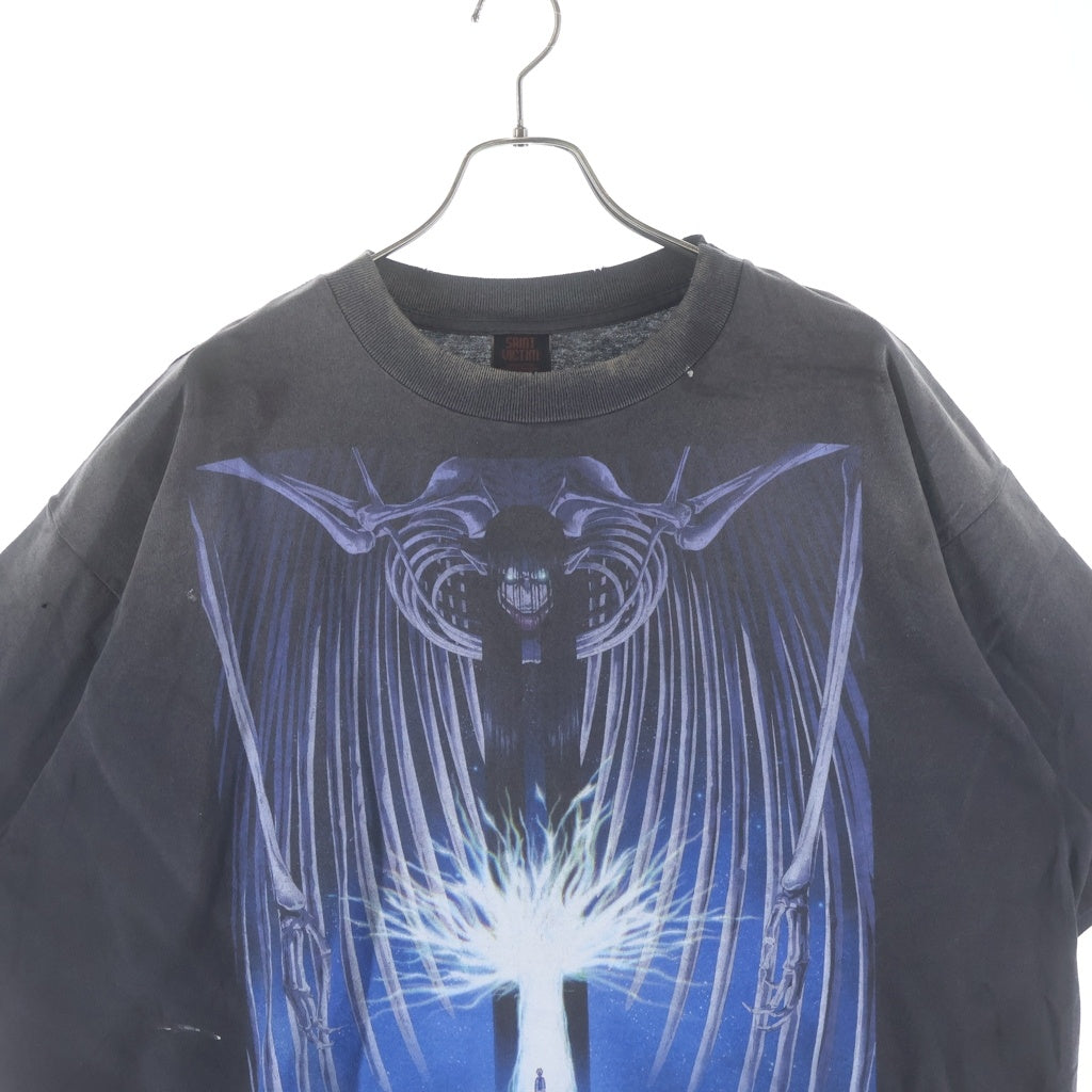 SAINT MICHAEL(セントマイケル) 26SS ×進撃の巨人 ATTACK ON TITAN 両面プリント クルーネック半袖Tシャツカットソー グレー SM-MK8-0000-C77