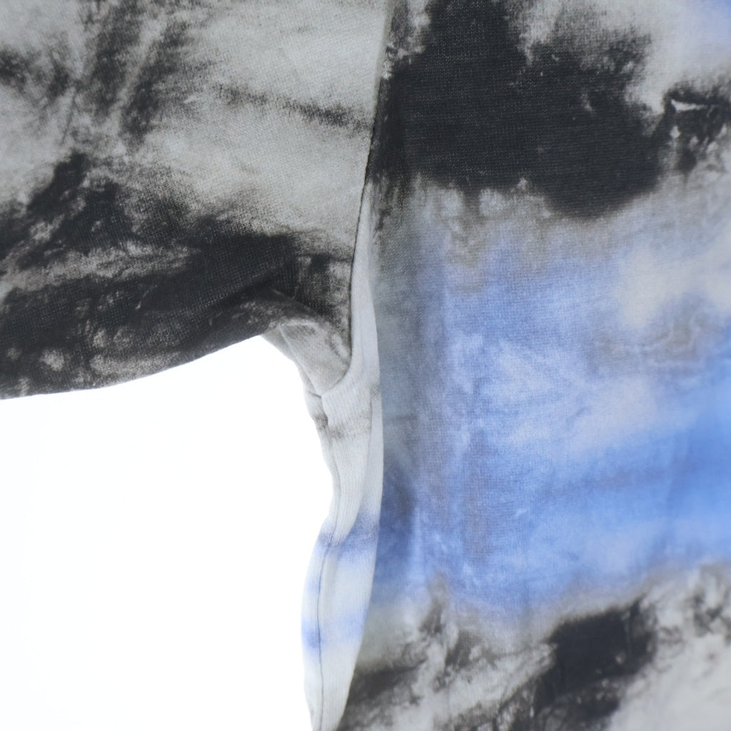 CELINE(セリーヌ) TIE-DYE LOOSE COTTON T-SHIRT ロゴプリント タイダイ総柄 クルーネック半袖Tシャツカットソー マルチカラー 2X65M873W.01JT