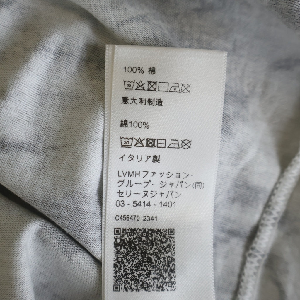 CELINE(セリーヌ) TIE-DYE LOOSE COTTON T-SHIRT ロゴプリント タイダイ総柄 クルーネック半袖Tシャツカットソー マルチカラー 2X65M873W.01JT