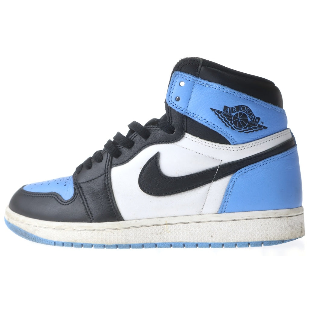 NIKE(ナイキ) Air Jordan 1 Retro High OG UNC Toe エアジョーダン1 レトロ OG UNCトゥ ハイカットスニーカー ライトブルー US10/28cm DZ5485-400