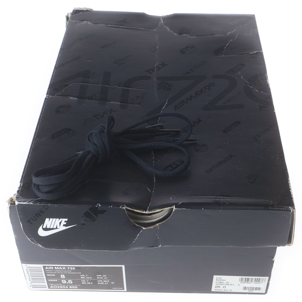NIKE(ナイキ) Air Max 720 University Red エアマックス720 ユニバーシティレッド ローカットスニーカー US8/26cm AO2924-600