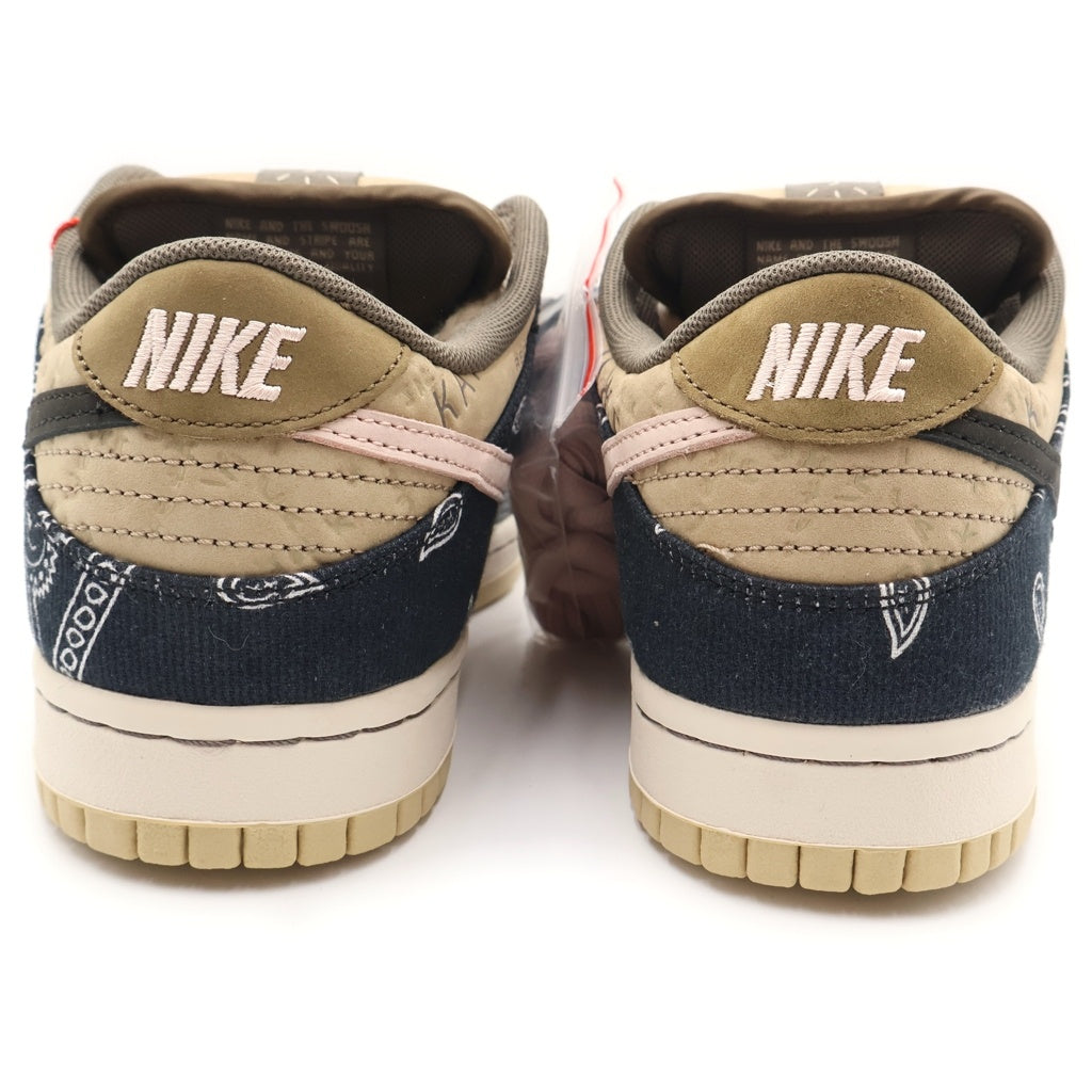 NIKE SB(ナイキエスビー) ×Travis Scott Dunk Low Parachute Beige トラヴィススコット ダンク ローカットスニーカー マルチカラー US8/26cm CT5053-001