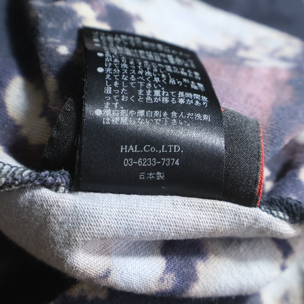 cvtvlist(カタリスト) H.N.D Long Sleeve Tee 両面プリント ブリーチ加工 クルーネック長袖Tシャツカットソー マルチカラー 2201080302