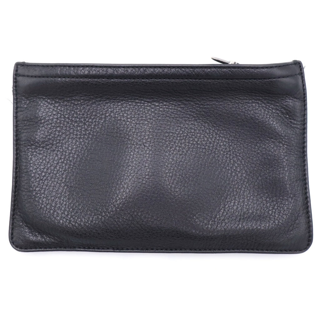 CHROME HEARTS(クロムハーツ) ZPR CHNG PURSE2 ジッパーチェンジパース レザーコインケース ブラック
