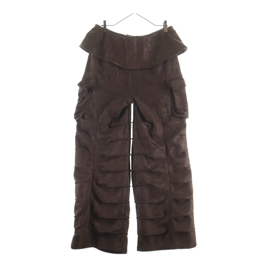 BIRTH OF ROYAL CHILD(バースオブロイヤルチャイルド) Suede Armor Pants スエード アーマーカーゴパンツ ブラウン