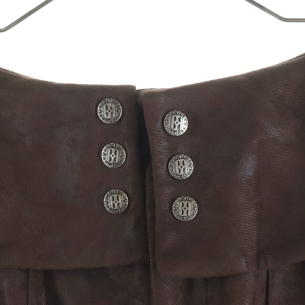 BIRTH OF ROYAL CHILD(バースオブロイヤルチャイルド) Suede Armor Pants スエード アーマーカーゴパンツ ブラウン