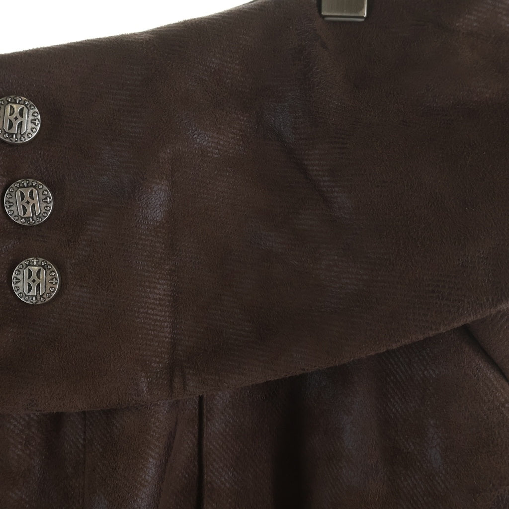 BIRTH OF ROYAL CHILD(バースオブロイヤルチャイルド) Suede Armor Pants スエード アーマーカーゴパンツ ブラウン