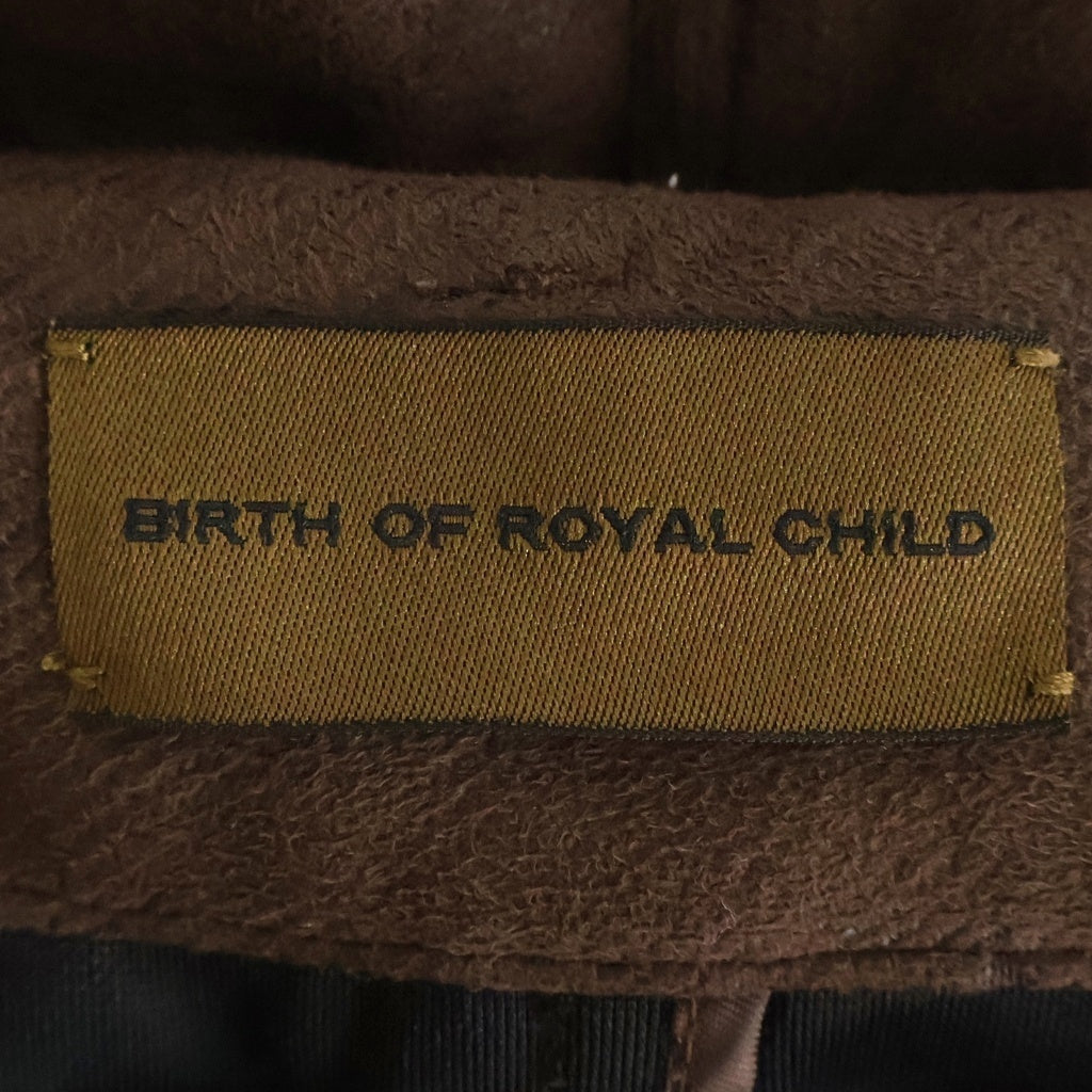 BIRTH OF ROYAL CHILD(バースオブロイヤルチャイルド) Suede Armor Pants スエード アーマーカーゴパンツ ブラウン