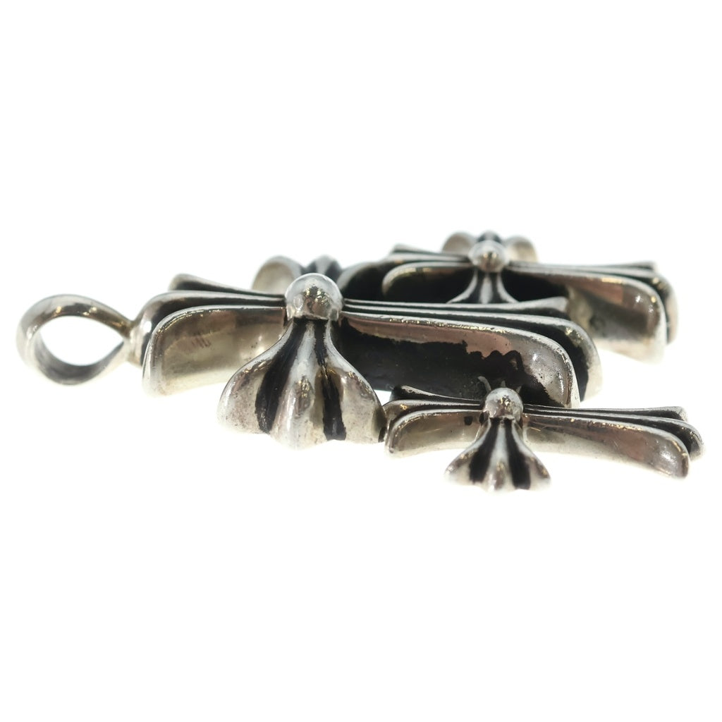CHROME HEARTS(クロムハーツ) 3 CH CRS SML トリプルCHクロススモール ペンダントトップ シルバー