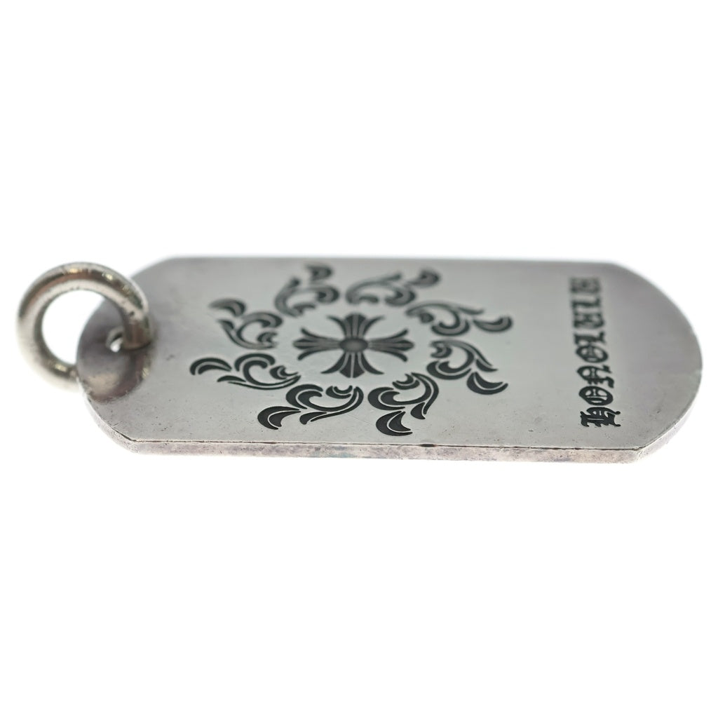 CHROME HEARTS(クロムハーツ) D TAG LRG LTD ラージドッグタグ ホノルル限定 ラージドッグタグ ネックレストップ シルバー