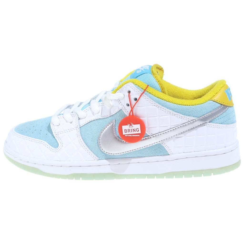 NIKE(ナイキ) FTC DUNK LOW PRO QS Lagoon Pulse ラグーンパルス ローカットスニーカー 銭湯 ライトブルー/ホワイト US10.5/28.5cm DH7687-400