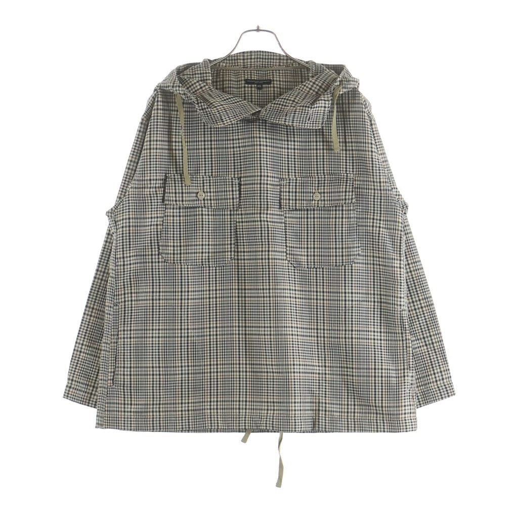 Engineered Garments(エンジニアド ガーメンツ) 25AW ルシャツ チェック柄 アノラックパーカー ベージュ