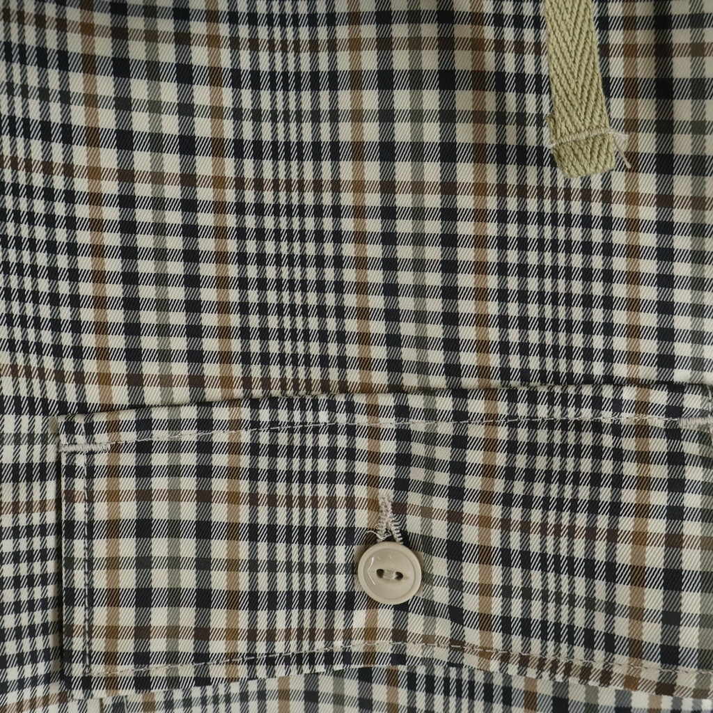 Engineered Garments(エンジニアド ガーメンツ) 25AW ルシャツ チェック柄 アノラックパーカー ベージュ