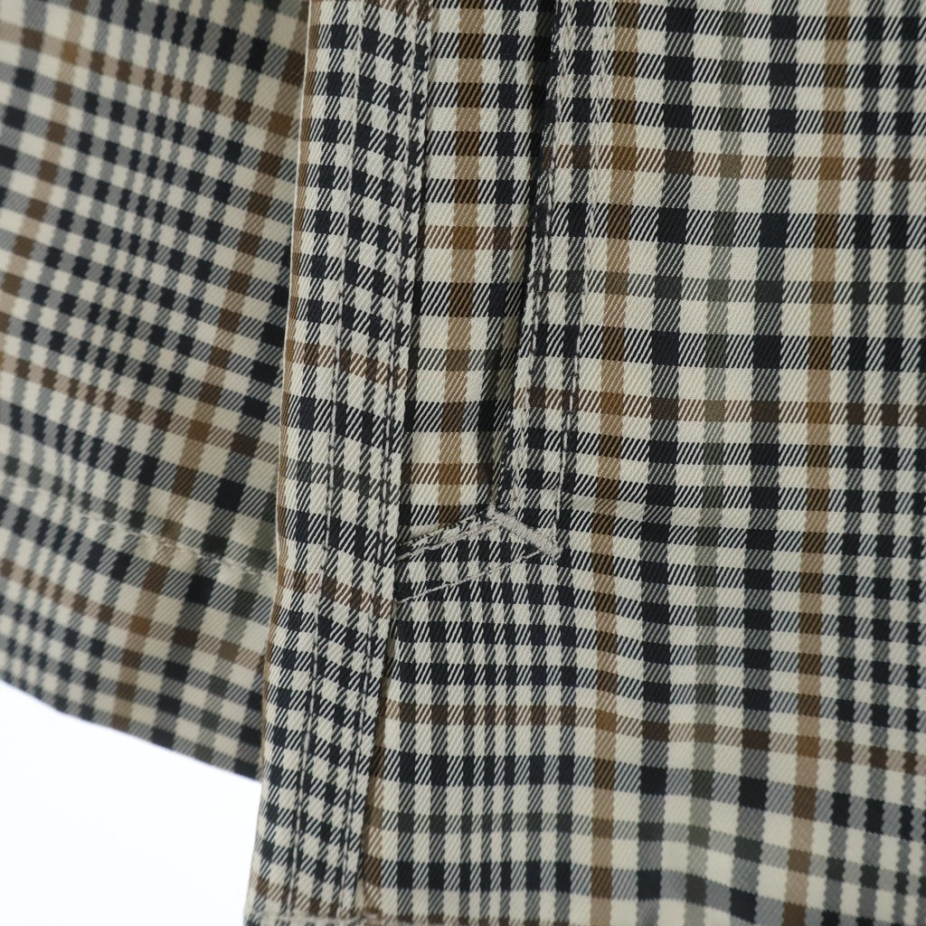 Engineered Garments(エンジニアド ガーメンツ) 25AW ルシャツ チェック柄 アノラックパーカー ベージュ