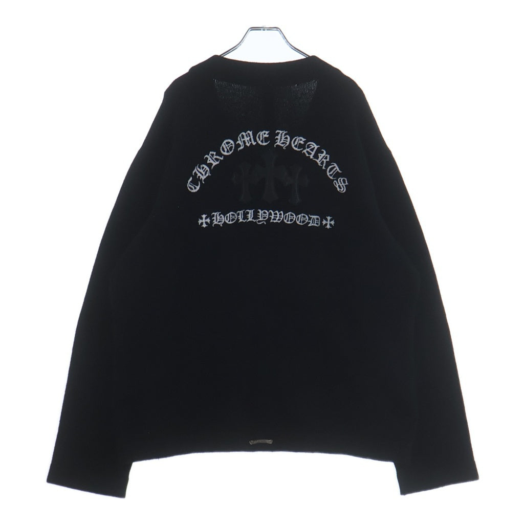 CHROME HEARTS(クロムハーツ) Y NOT SAILIN ON CARDIGAN カシミヤニットカーディガン ブラック