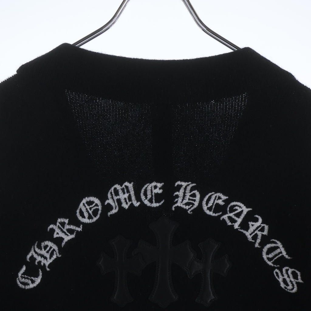 CHROME HEARTS(クロムハーツ) Y NOT SAILIN ON CARDIGAN カシミヤニットカーディガン ブラック