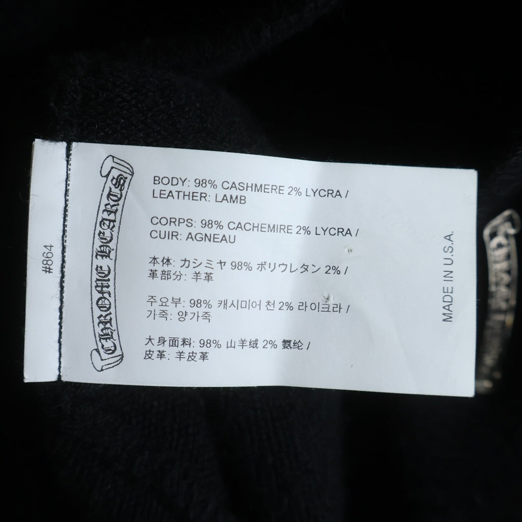 CHROME HEARTS(クロムハーツ) Y NOT SAILIN ON CARDIGAN カシミヤニットカーディガン ブラック