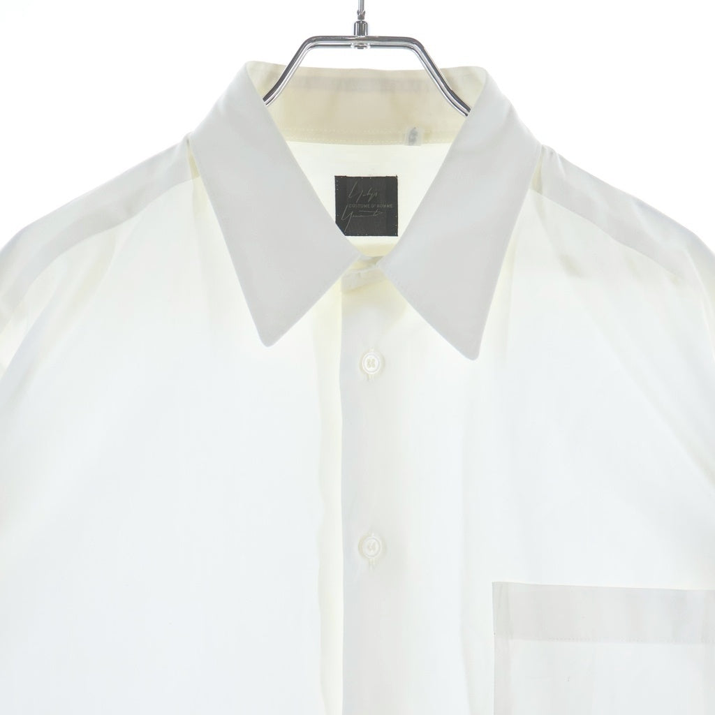 Yohji Yamamoto COSTUME D'HOMME(ヨウジヤマモト コスチュームドオム) 15AW SUIT BROAD CDH STANDARD SHIRT スーツブロード コスチュームドオム 長袖シャツ ホワイト HY-B83-050