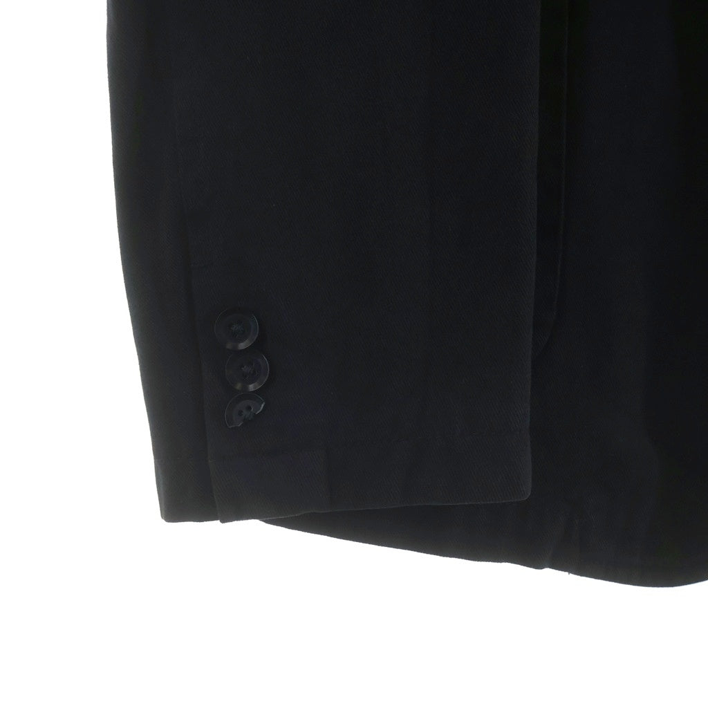 Yohji Yamamoto POUR HOMME(ヨウジヤマモト プールオム) コットンテーラードジャケット ブラック HF-J02-001