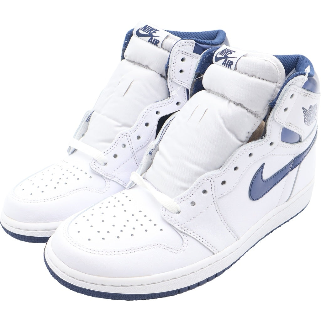 NIKE(ナイキ) Air Jordan 1 Retro High Metallic Navy 2016 エアジョーダン1 レトロ ハイ メタリック ネイビー ハイカットスニーカー US8.5/26.5cm 555088-106