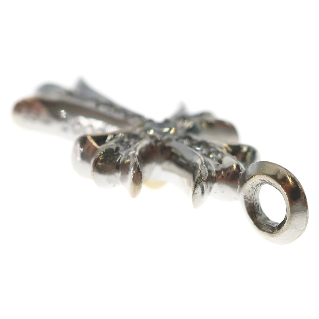 CHROME HEARTS(クロムハーツ) 18KWG TNY CRSF P/DIA タイニーファットクロス PAVEダイヤ ペンダントトップ ホワイトゴールド BCA008