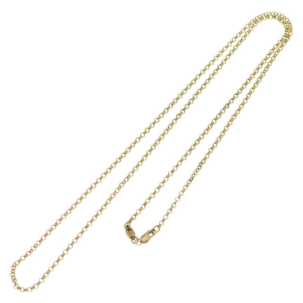 CHROME HEARTS(クロムハーツ) 22K NECKCHAIN R24 ロールチェーンネックレス 24inch ゴールド BCA012