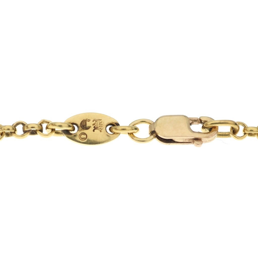 CHROME HEARTS(クロムハーツ) 22K NECKCHAIN R24 ロールチェーンネックレス 24inch ゴールド BCA012