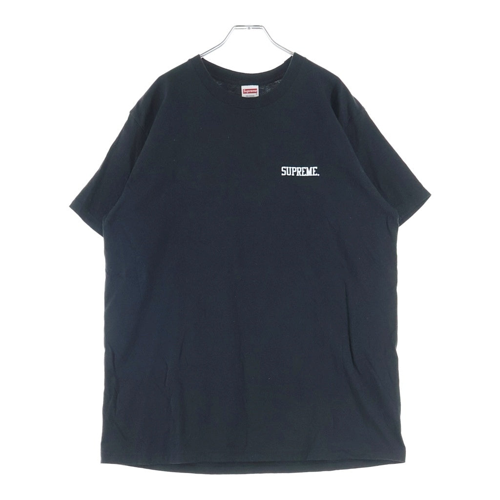 SUPREME(シュプリーム) 25AW ×Dash Snow Tee ×ダッシュスノウ 胸ロゴプリント クルーネック半袖Tシャツカットソー ブラック
