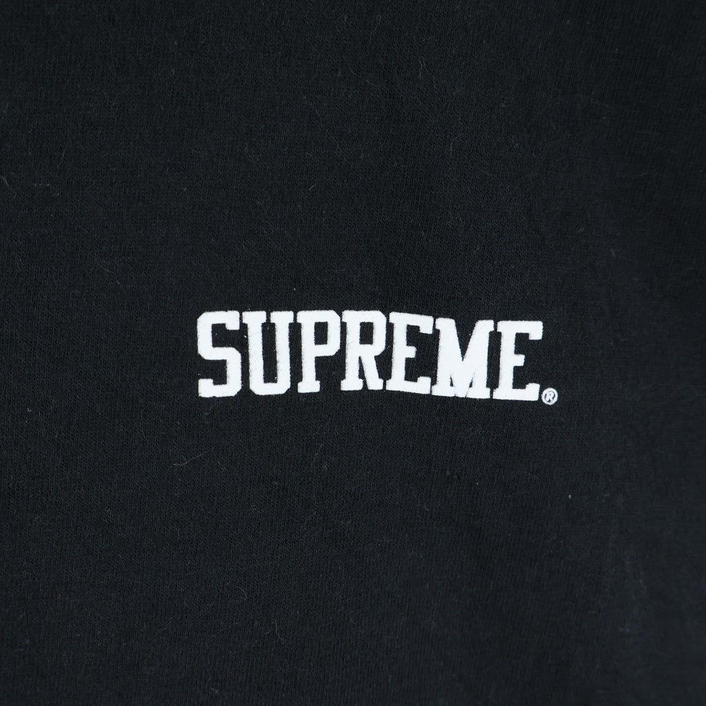 SUPREME(シュプリーム) 25AW ×Dash Snow Tee ×ダッシュスノウ 胸ロゴプリント クルーネック半袖Tシャツカットソー ブラック