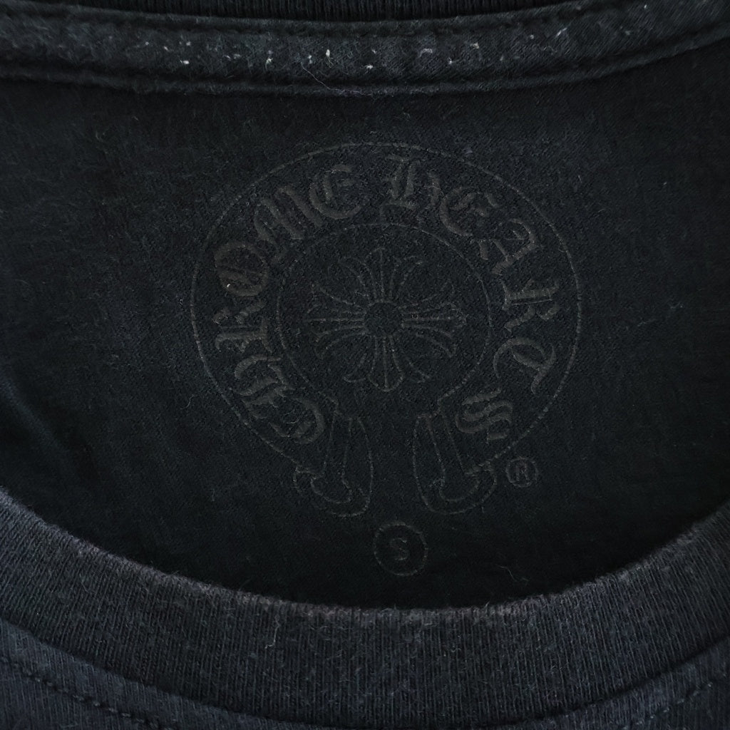 CHROME HEARTS(クロムハーツ) CH PLS CHプラスプリント クルーネック半袖Tシャツカットソー ブラック
