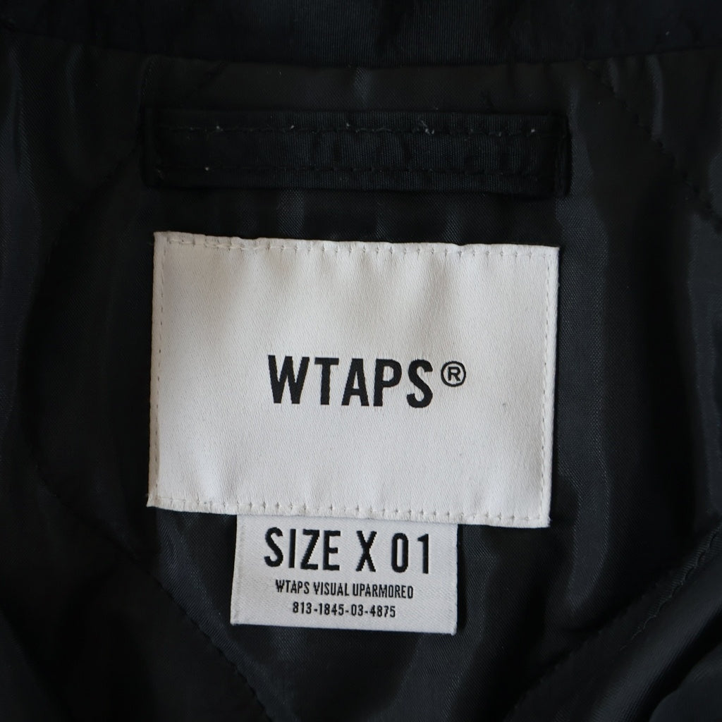 WTAPS(ダブルタップス) WCPO 01 Jacket NYLON Weather ナイロンシャツジャケット ブラック 242WVDT-JKM02
