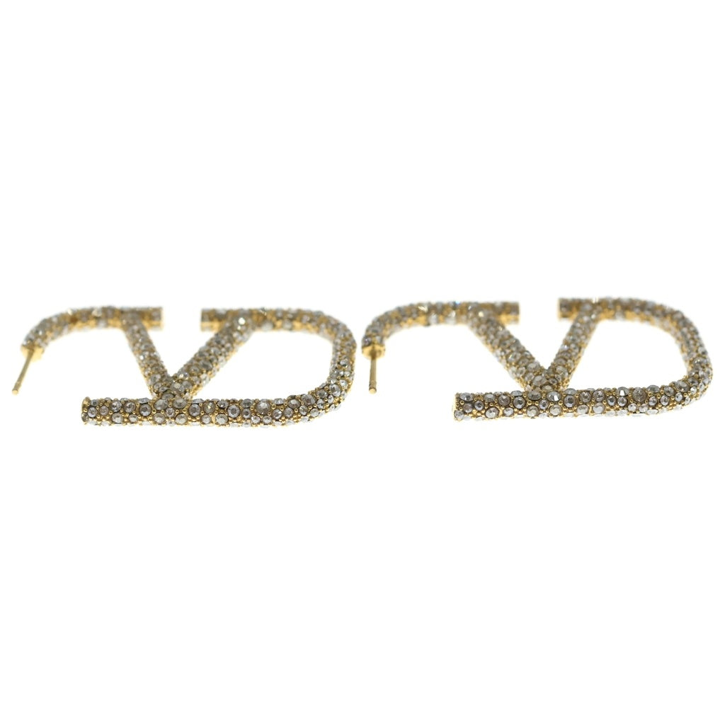 VALENTINO GARAVANI(ヴァレンチノガラヴァーニ) V Logo Vロゴ シグネチャー メタル フープピアス ゴールド WJ0G04YCW_MH5 レディース