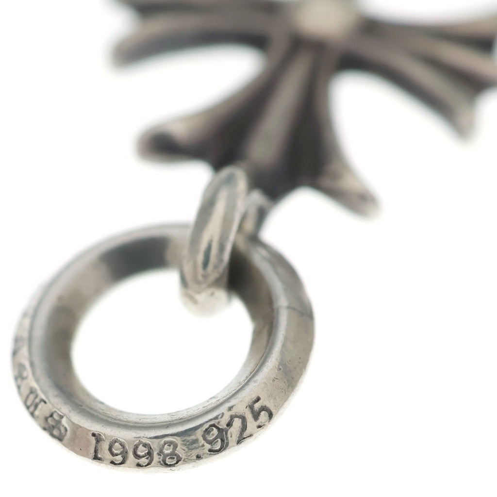 CHROME HEARTS(クロムハーツ) TINY CH CROSS タイニーCHクロス チャーム ネックレストップ シルバー BCA382