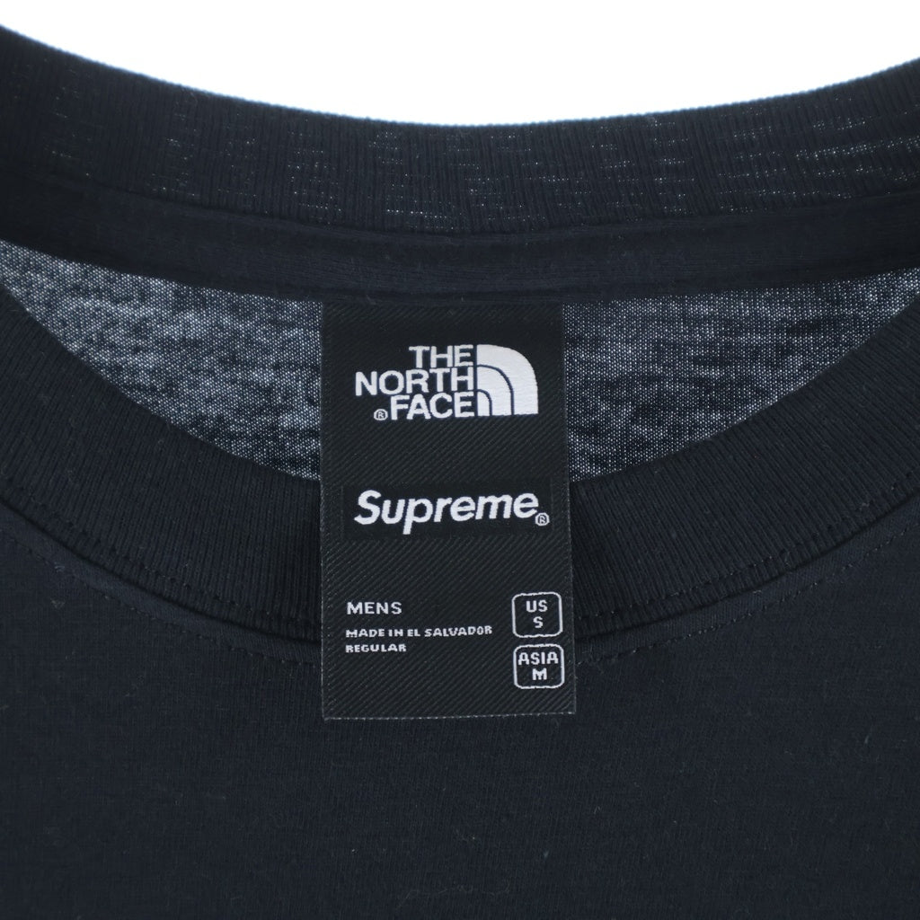 SUPREME(シュプリーム) Statue Of Liberty TEE 胸ロゴプリント クルーネック半袖Tシャツカットソー ブラック