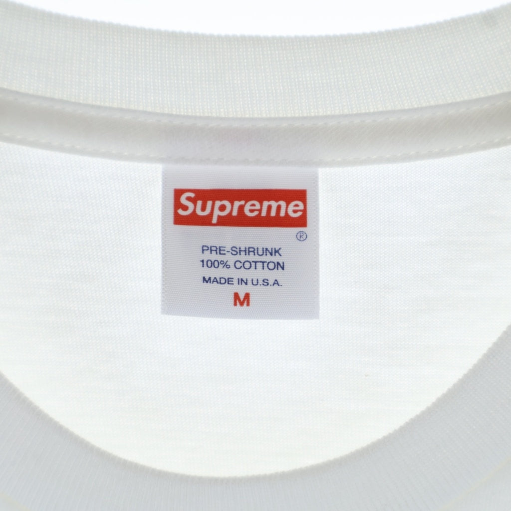 SUPREME(シュプリーム) 18AW Cutots TEE フロントロゴプリント クルーネック半袖Tシャツカットソー ホワイト